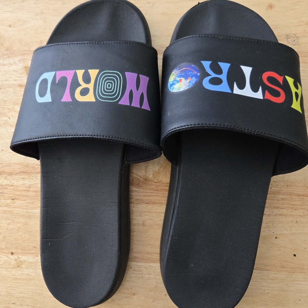 Travis Scott Color Logo Slides Travis Scott Astroworld